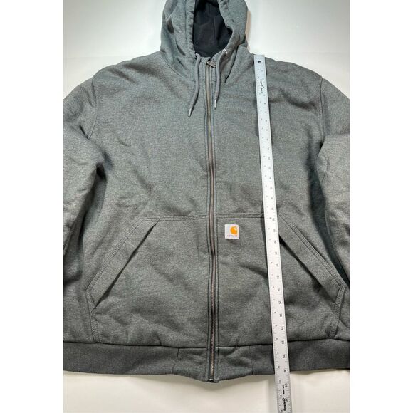 Carhartt Rain Defender Loose Fit Thermal Lined Full Zip Sweatshirt Size XXXL 3XL - Picture 6 of 12